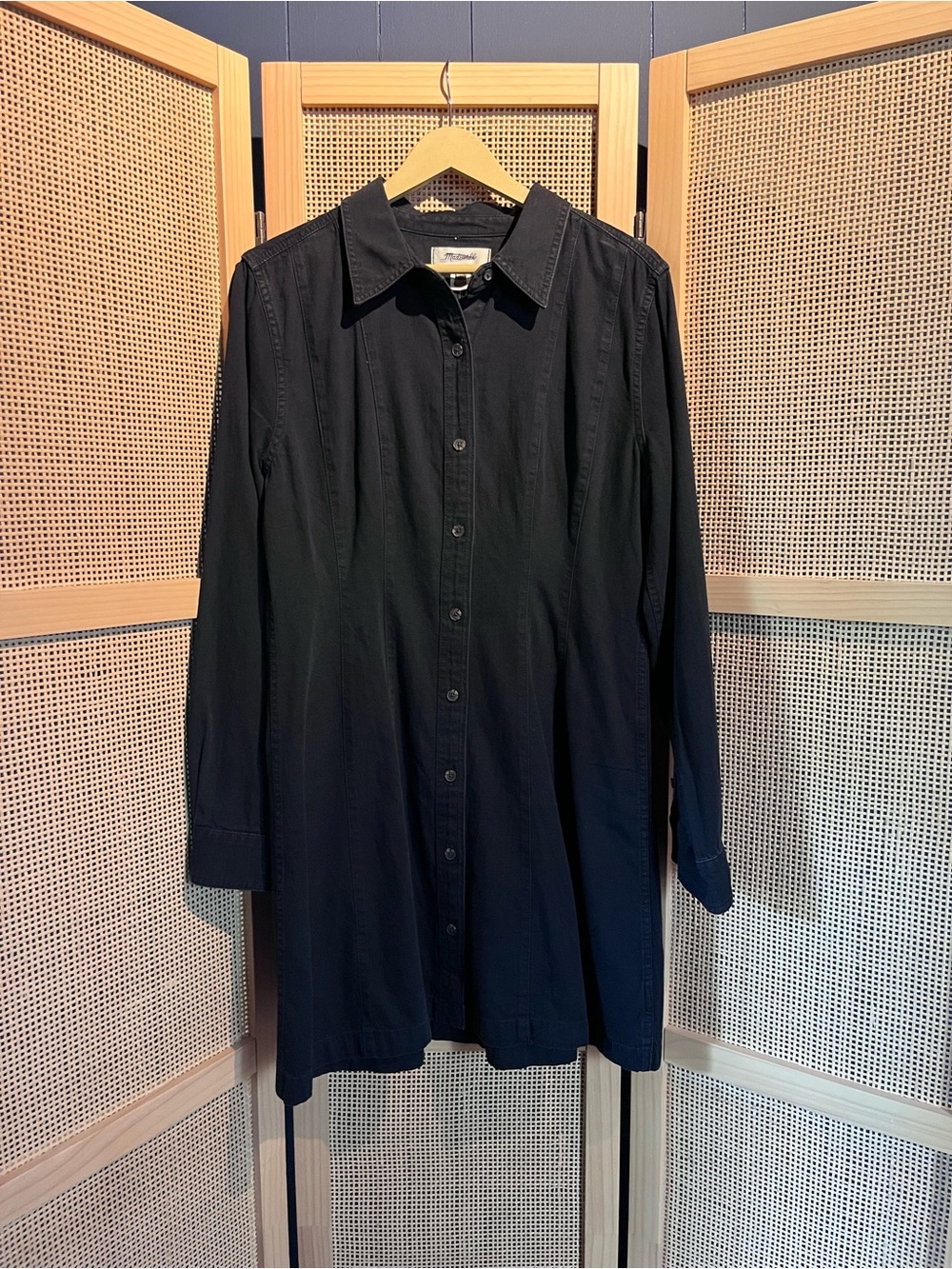 NWT Madewell Women’s 12 Button Front Dress